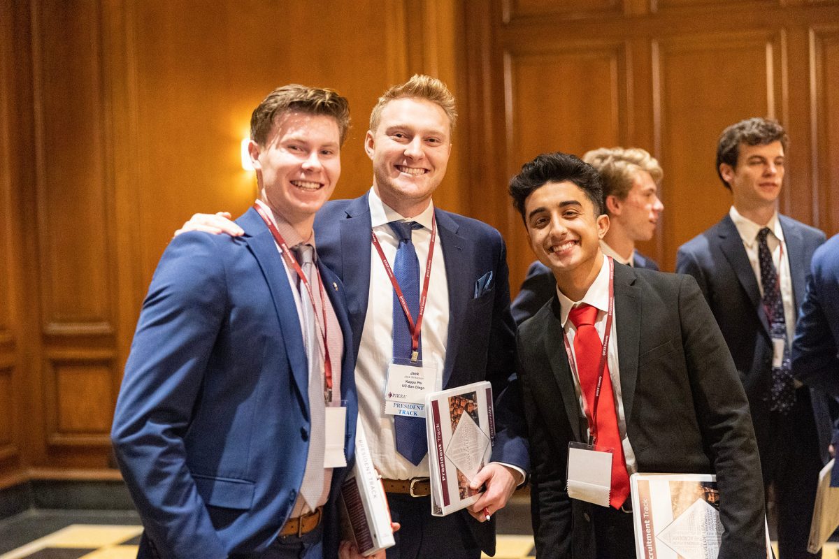 a group of members at a PIKE U event